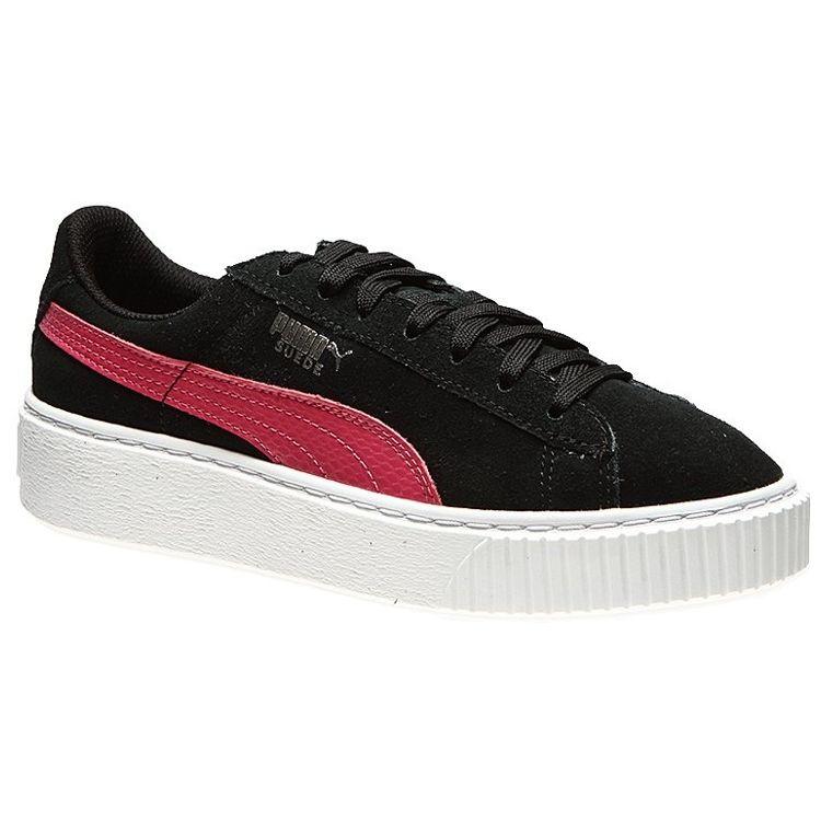 Puma Suede Platform Jr Snake - Black Love Potion Kids Sneakers 363906-01