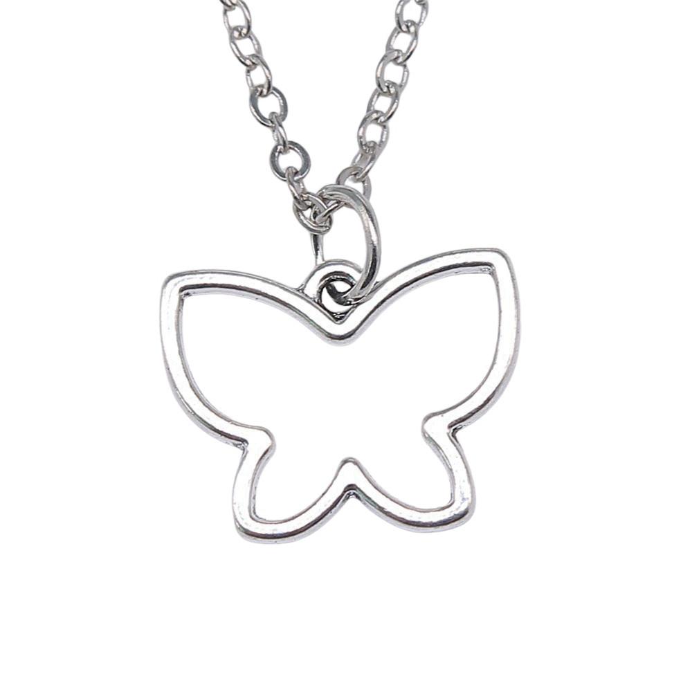 Dragonfly Pendant Necklace Insect Nature Inspired Delicate Jewelry 40cm Short Chain