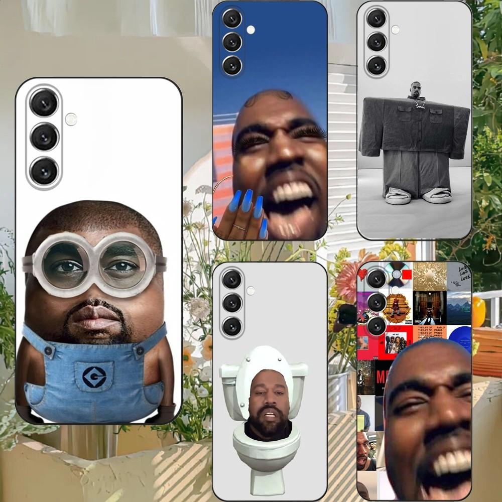 Kanye West YE Funny Phone Case For Samsung S25,S24,S21,S22,S23,S30,Ultra,S20,Plus,Fe,Lite,Note,10,9,5G Black Cover