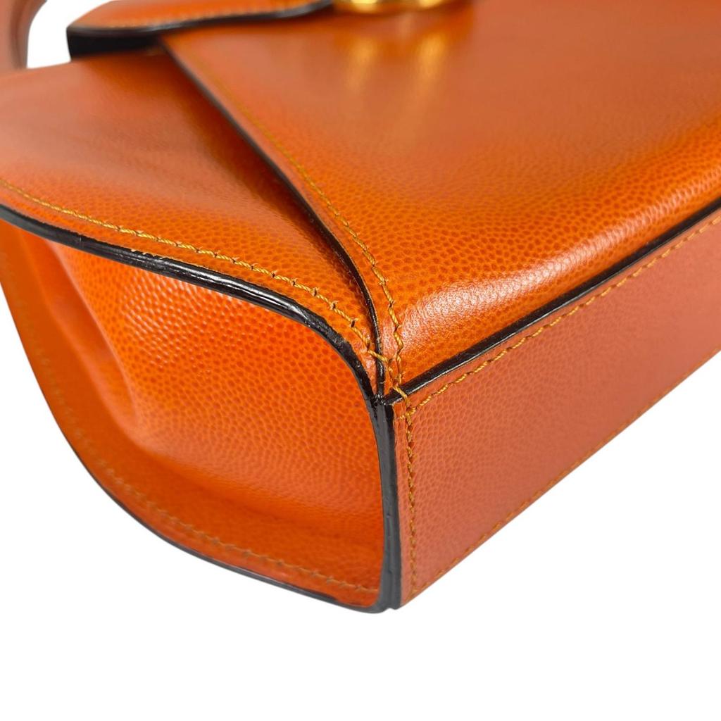 CARTIER PANTHERE Handbag Orange Women used
