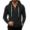 Men's Color Pullover Hoodie Sweatshirt for Casual Daily Wear