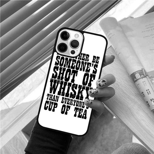COOL WHISKY QUOTE Coque Shell For iPhone 17 Air 15 16 14 13 12 Pro Max 11 Pro Max Plus Phone Case Cover