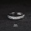 Ring Men's Tide Advanced Sense Index Finger Female Couple Ring Niche Design Titanium Steel Does Not Fade