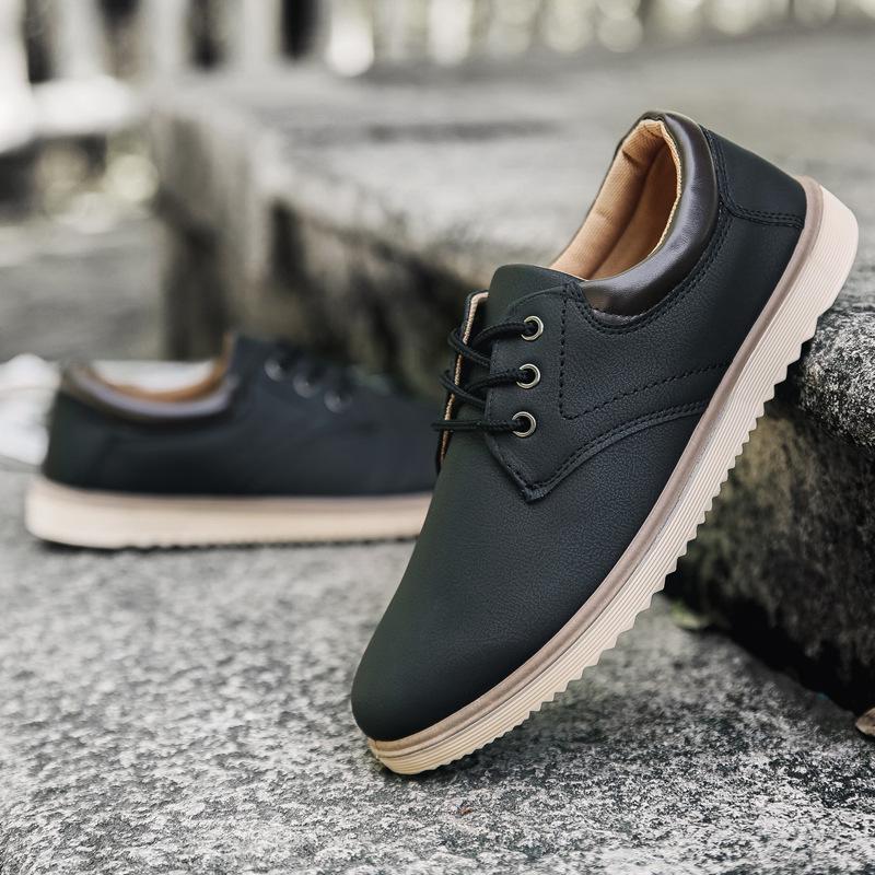 Nové pánské boty Vzduchový polštář tenisky prodyšné outdoorové vycházkové sportovní boty pro muže šněrovací obuv pro volný čas pánská obuv tenisky