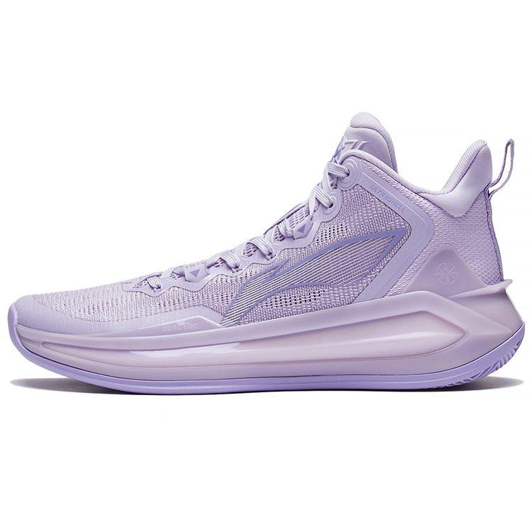 Li Ning Liren 3 Basketball Shoes Men's Mid Top Lilac ABAS089-2