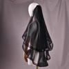 Sheer Veil Bridal Veil Bride To Be Gift, Bridal Shower, Wedding Black Veil