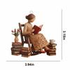 2D Just A Girl Who Loves Books Ornament Christmas Tree Hanging Ornament Reading Ornament Gifts for Readers Book Lovers Women