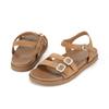 Barbara Daily Sandal Leather Jewel Buckle 2.5cm 2 Colors Bbj333