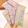 Cartoon 3D Floating Fun Stickers Crystal Diamond Children's Decorative Stickers 3D Stickers Cute Relief Stickers for Girls