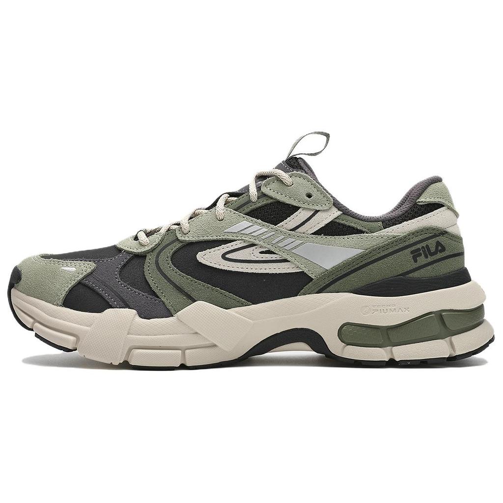 FILA Decoder Retro Sports Low-Top Outdoor Functional Shoes Men Shoes Black Gray Green F12M342121FBT