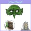 Realistic Green Witch Mask For Halloween Easter Carnival Party Mask Prop