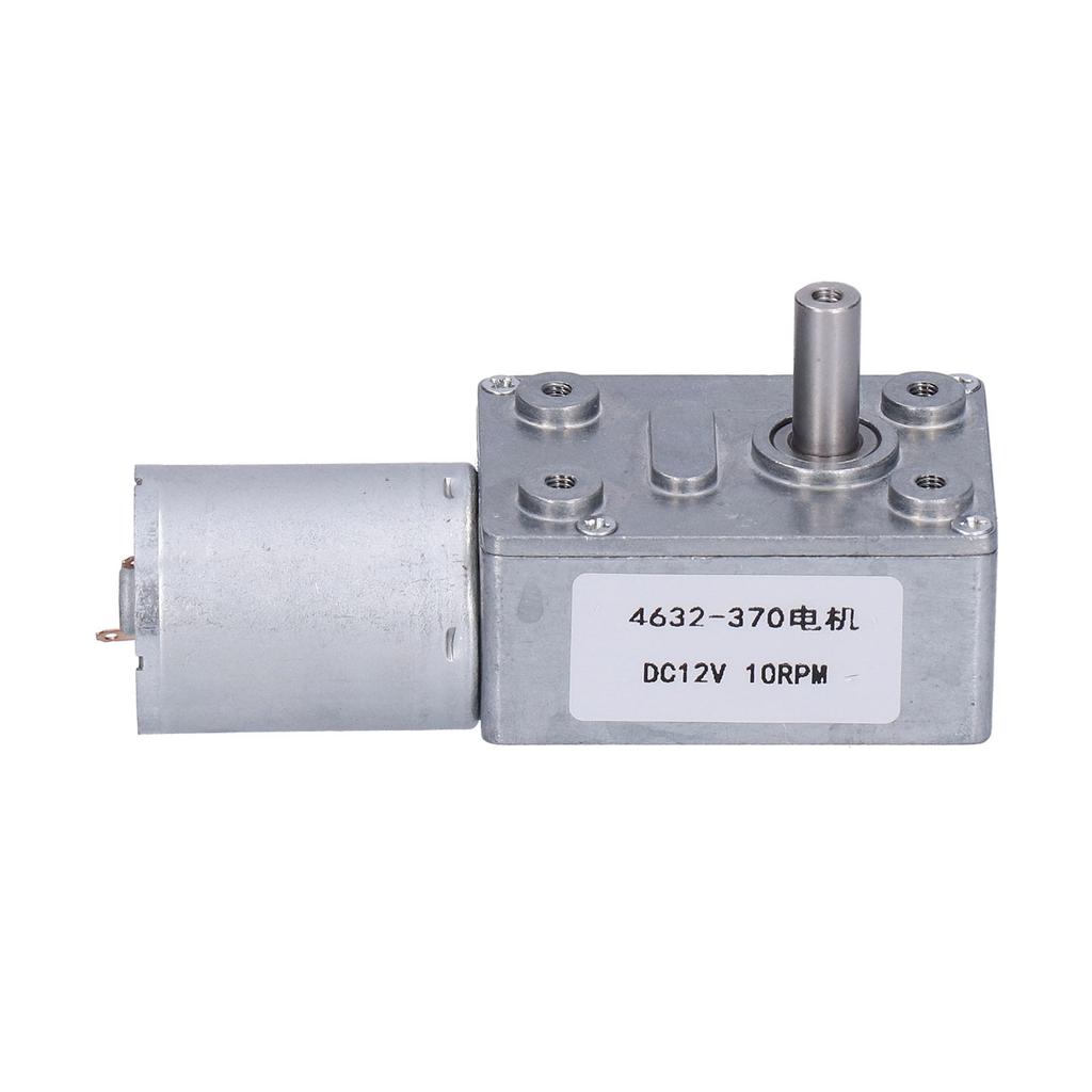 Σκουληκοειδής Κινητήρας με Μείωση Αυτομπλοκαρίσματος Μεταλλικός DC 12V 10rpm Αξεσουάρ για DIY 4632370