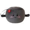 Cartoon Creative Coal Doll Pendant Plush Toy Black Coal Bag Keychain Hanging Ornament Doll Desktop Ornament