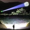 Ultra Powerful XHP360 LED Flashlight Rechargeable Torch Tactical Lantern Outdoor Waterproof Fishing Flashlight With Mobile Power