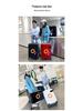 Large Capacity 20''/24'' Aluminum Frame Suitcase with Universal Wheels & Drop-Resistance
