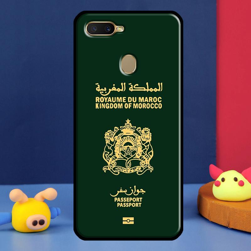 Morocco Flag For Oppo A54 A57 S A78 A58 A98 A5 A9 A91 A15 A16 A17 A52 A72 A76 A96 A74 A94 A77 Phone Case