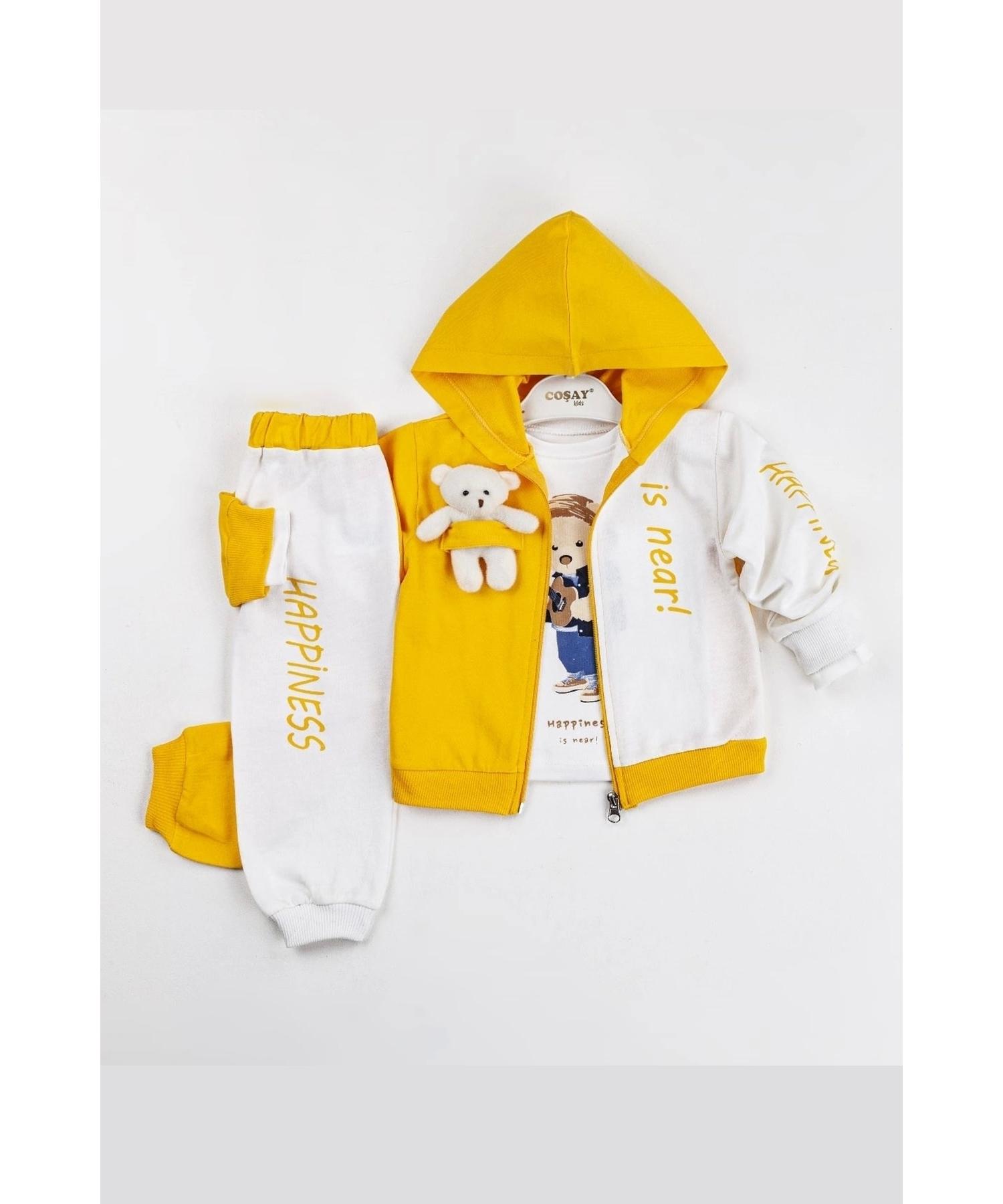 

Набор для мальчика с капюшоном и аксессуарами Happiness Bear