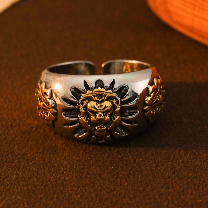The Beast Head Demon Eye Ring Is A Two-colorPowerful and Funny Ring with An Adjustable Opening