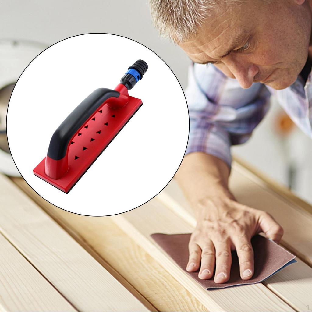 Sanding Block, Dust- Buffer Dust Extraction Grinding Block for Automobile Maintenance