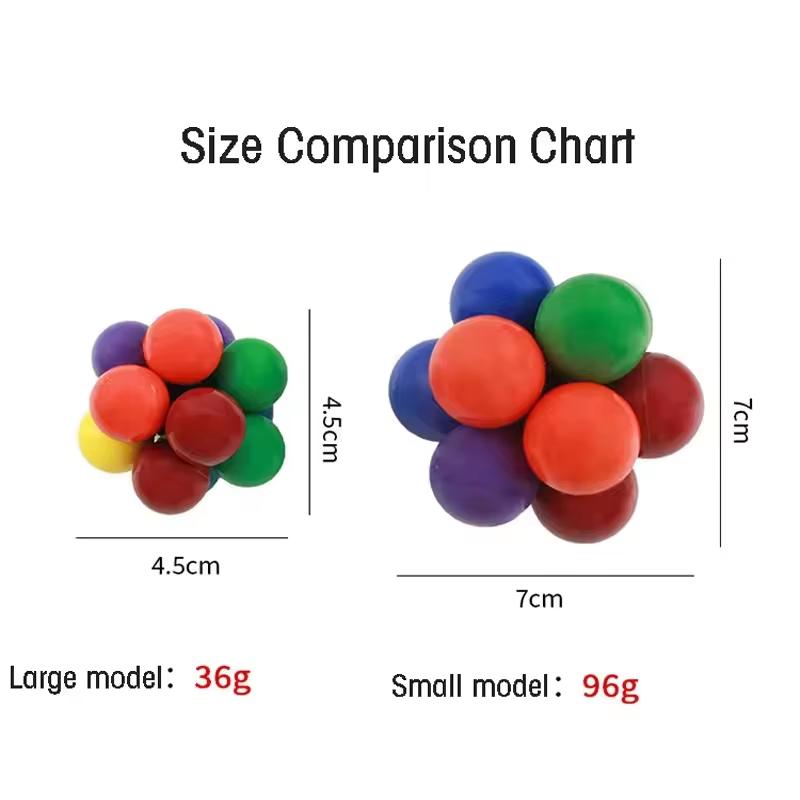 Scroll Atomic Irritability Balls Adult Sensory Stress Relief Toys Autism ADHD Anti Stress Hand Practice Massage Balls Gifts