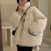 Women's Jacket Korean Version Stand Collar Short Cotton-padded Jacket Thickening Warm Parkas Winter Vintage Coat