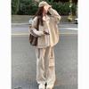 Korean Style Slimming Sports Suit: Casual Two-Piece Set for Spring and Autumn