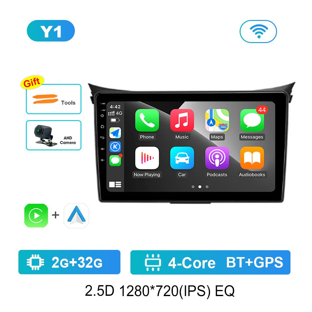 Android System 9 '' for Hyundai I30 II 2 GD 2011 - 2017Car Video Multimedia Player DSP Stereo 4G IPS Screen Navigation GPS WiFi
