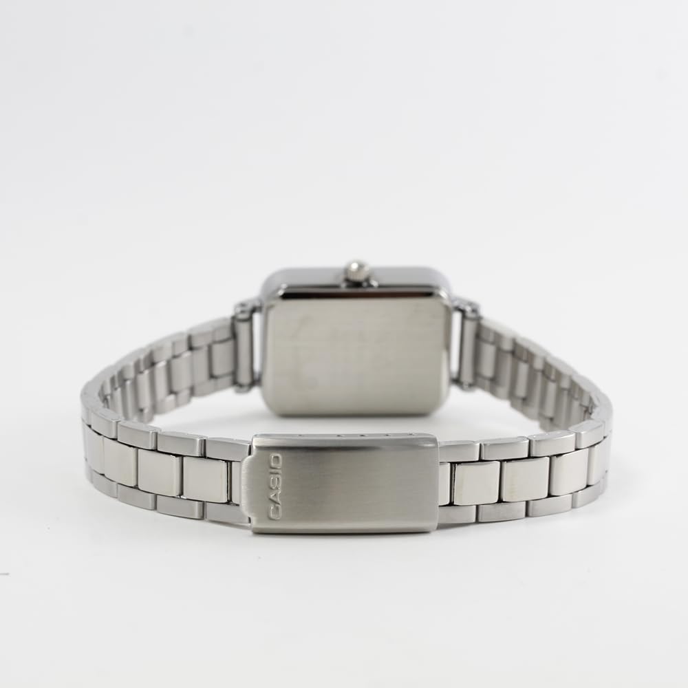 Casio Casio Standard Cheap Casio Women's Brass Metal Watch, Silver/Pink, LTP-V009D-4E [Parallel Import]