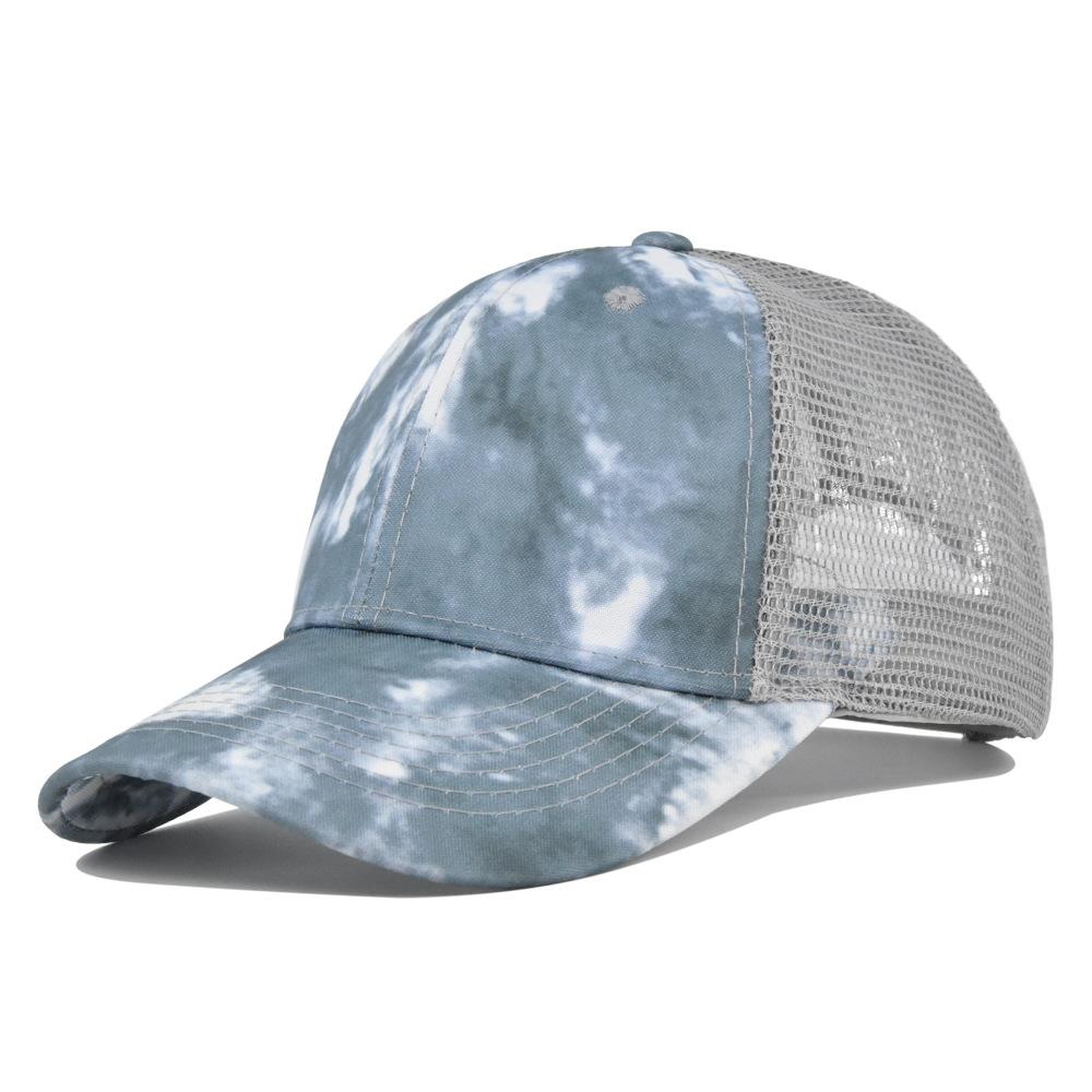 High Quality Batik Dyeing Baseball Cap For Men Women Mesh Breathable Sun Protection Adjustable Outdoor Sports Beach Travel Hat