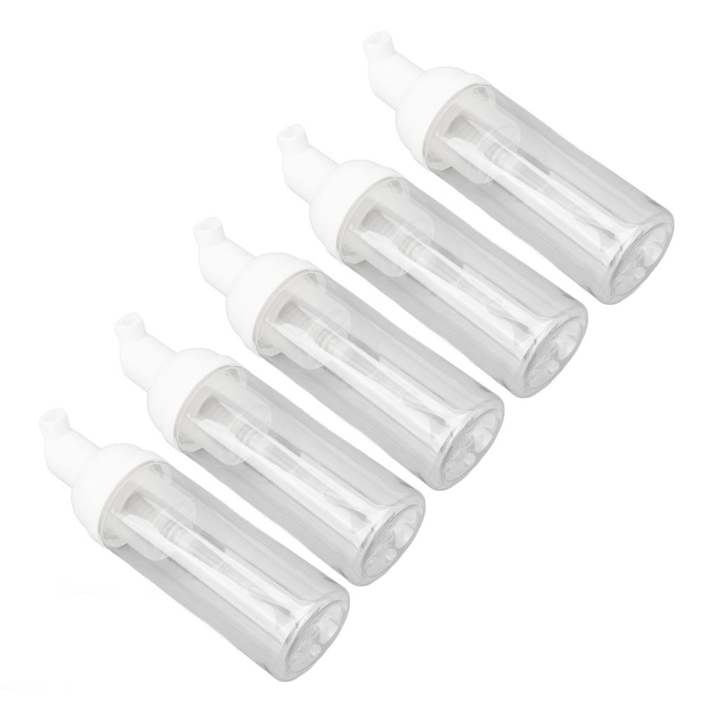 20pcs 50ml Foaming Pump Bottle Prevent Leakage Transparent Travel Foaming Dispenser Bottle
