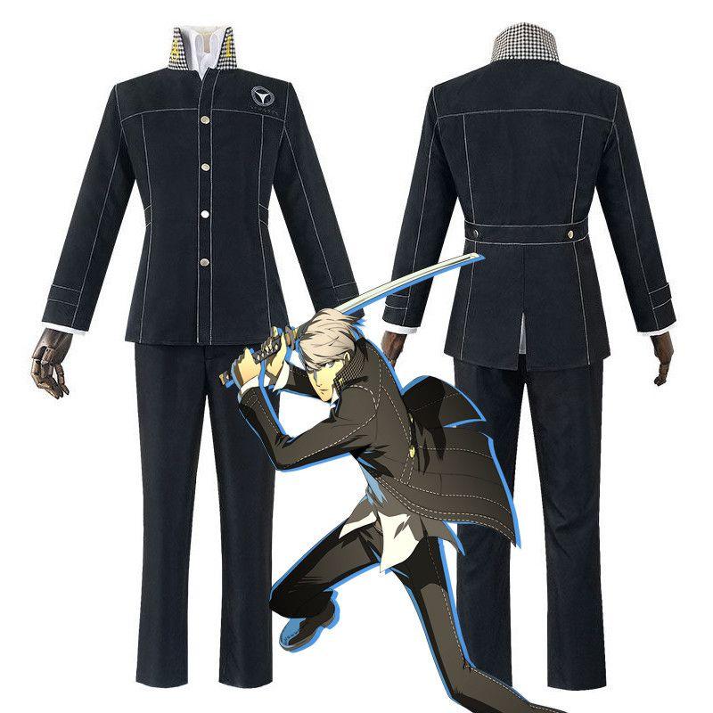 Persona 4 Gold Edition Kostium Cosplay Narokami Yuu Wykwintny i Oddychający Design Dla Fanów Anime