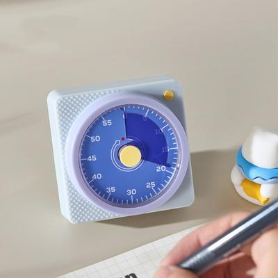 Mechanischer visueller Timer für Kinder zum Lernen Magnetischer Klassenzimmer-Timer Leises Lernen Küchenwerkzeuge Keine Batterie erforderlich Zeitmanagement-Tool