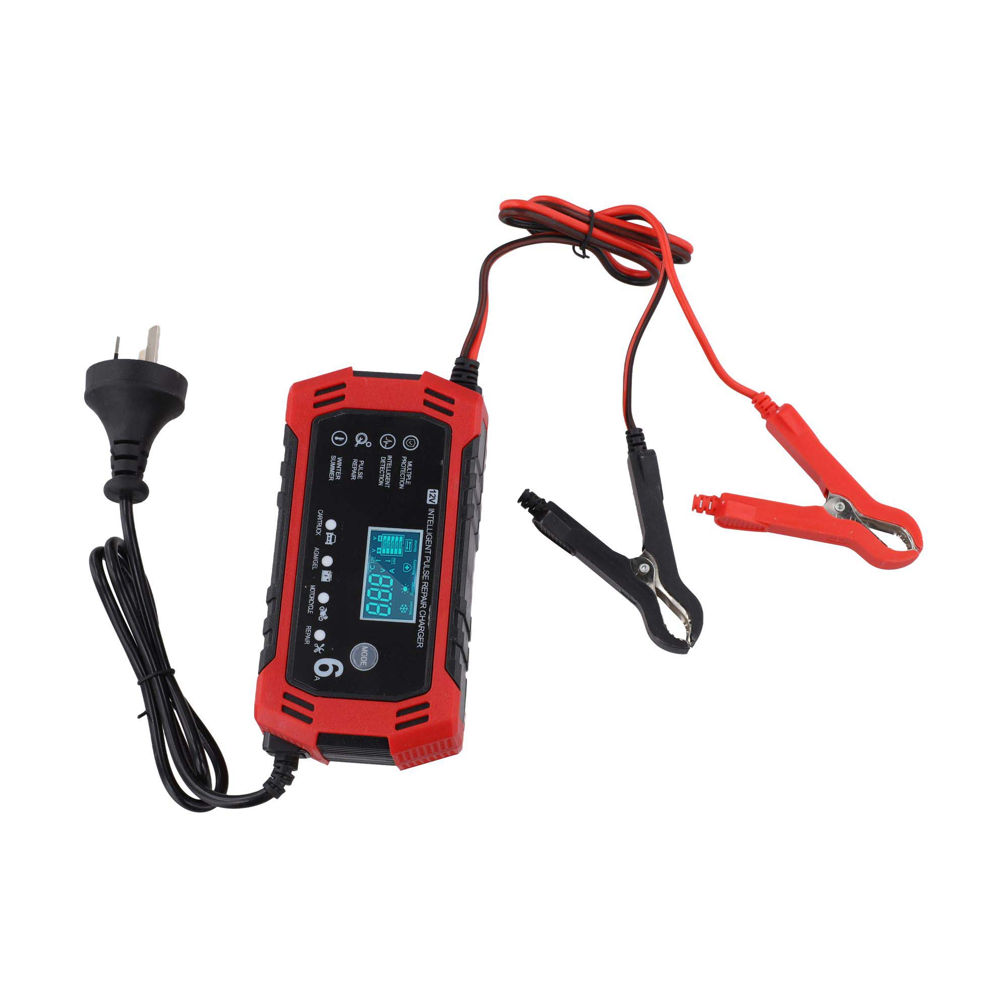 Efficient Car Battery Charging System Motorcycle Charger Versatile Battery Charger Input Power 90W Car Battery Charger
