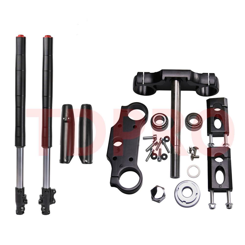 TDPRO Front Fork Shock + Triple Tree Clamp SSR Thumpstar GPX 125-160cc Dirt Bike 110cc