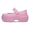 Crocs Zapatillas unisex Stomp Mary Jane Rosa Tweed 209939-6XS