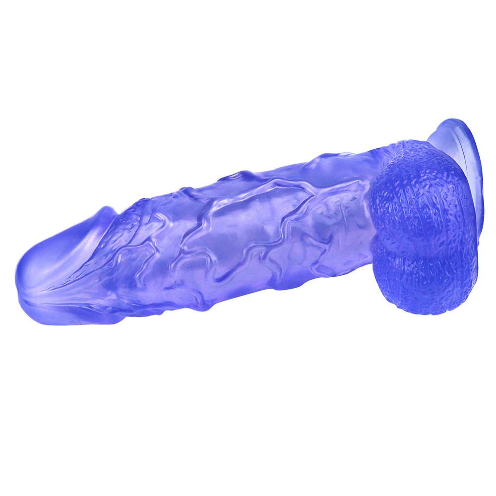 26cm Realistic Dildo with Powerful Suction  Penis Sex Toy Flexible G-spot Dildo with Curved Shaft and Ball Adult Products Sex