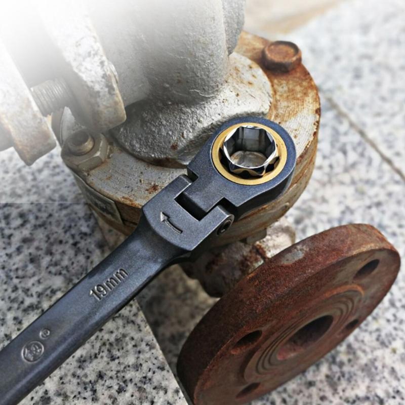 652F 1 Set Ratchet Wrench Screwdriver Tool Set Portable Screwdriver Bits Repair Tool China Mainland