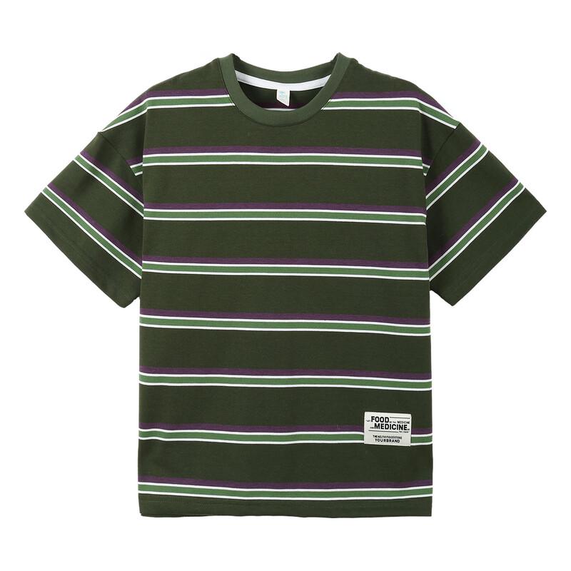 Boys' Casual Striped Short Sleeve T-Shirt