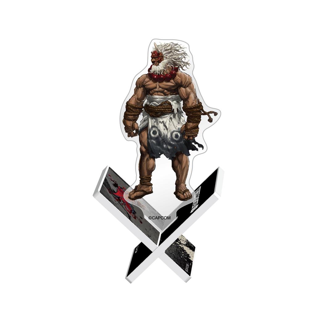 CAPCOM Batten Acrylic Stand, Street Fighter 6 Akuma Outfit 3, Approx. H110 X W60mm, Made of Acrylic