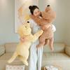 Kawaii Lying Prone Pose Labrador Retriever Plush Toys Stuffed Big Size Animal Throw Pillow Cozy Warm Sleeping Companion