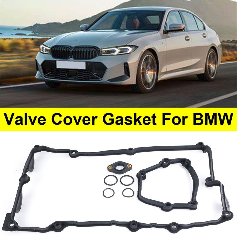 7pcs Car Engines Accessories Valve Cover Gasket Kit Replacement parts For BMW E87 120i E46 318i E90 320i X3 N46 N42 11120032224