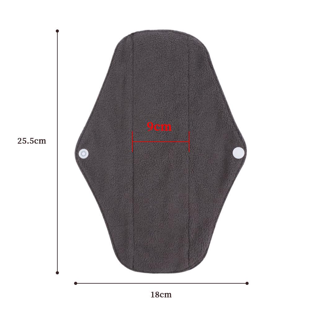 Bamboo Charcoal Washable Panty Liners - Reusable Leak-Proof Pads for Elderly & Postpartum Incontinence