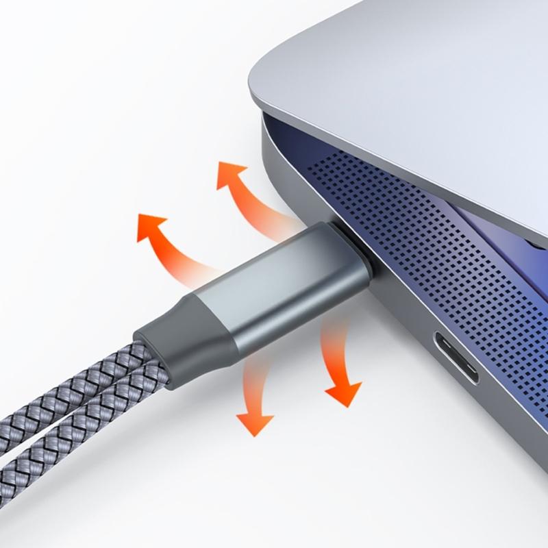 USB C OTG Adapter, 2 In 1 USB C Splitter with PD10W Fast-Charging Type-C Otg and USB A Female Port Nylon Braid Cable
