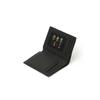 Daks Black Cowhide Wallet With Embossed Pattern Dbwa1f375bk