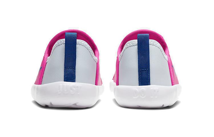 Nike Lil' Swoosh Low Top Toddler Shoes Gray Pink Infant And Toddler AQ3113-605