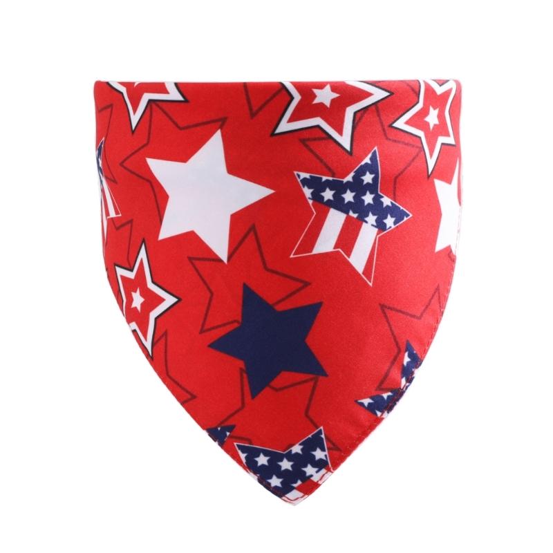 Dog Cats Neckerchief Collar Scarf Saliva Towel Pet Julycostume Accessories Dog Bandanas Soft Triangular Bibs