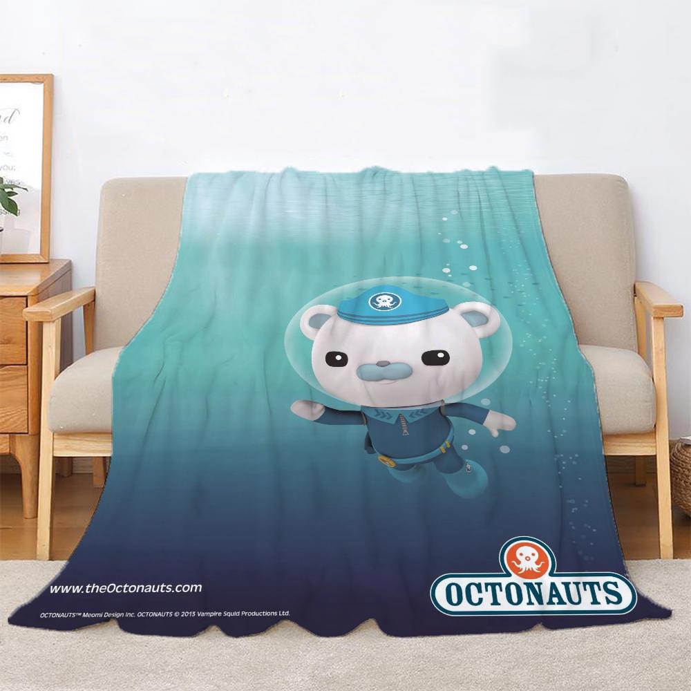 The Octonauts Thermal Blankets for Bed Blanket 150cm X 200cm Knitted Plaid Home Interior Luxury Bedding Beach Towel Throw Knee &