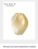 Cream-Colored Twisted Spiral Glass Vase for Hydroponic Floral Decor