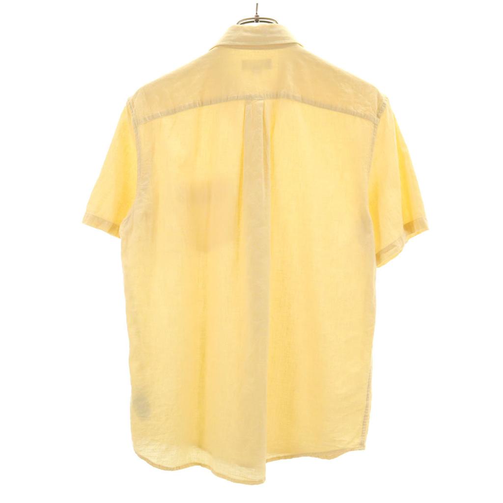 GAP Linen Blend Short sleeve shirt S yellow Men's Used