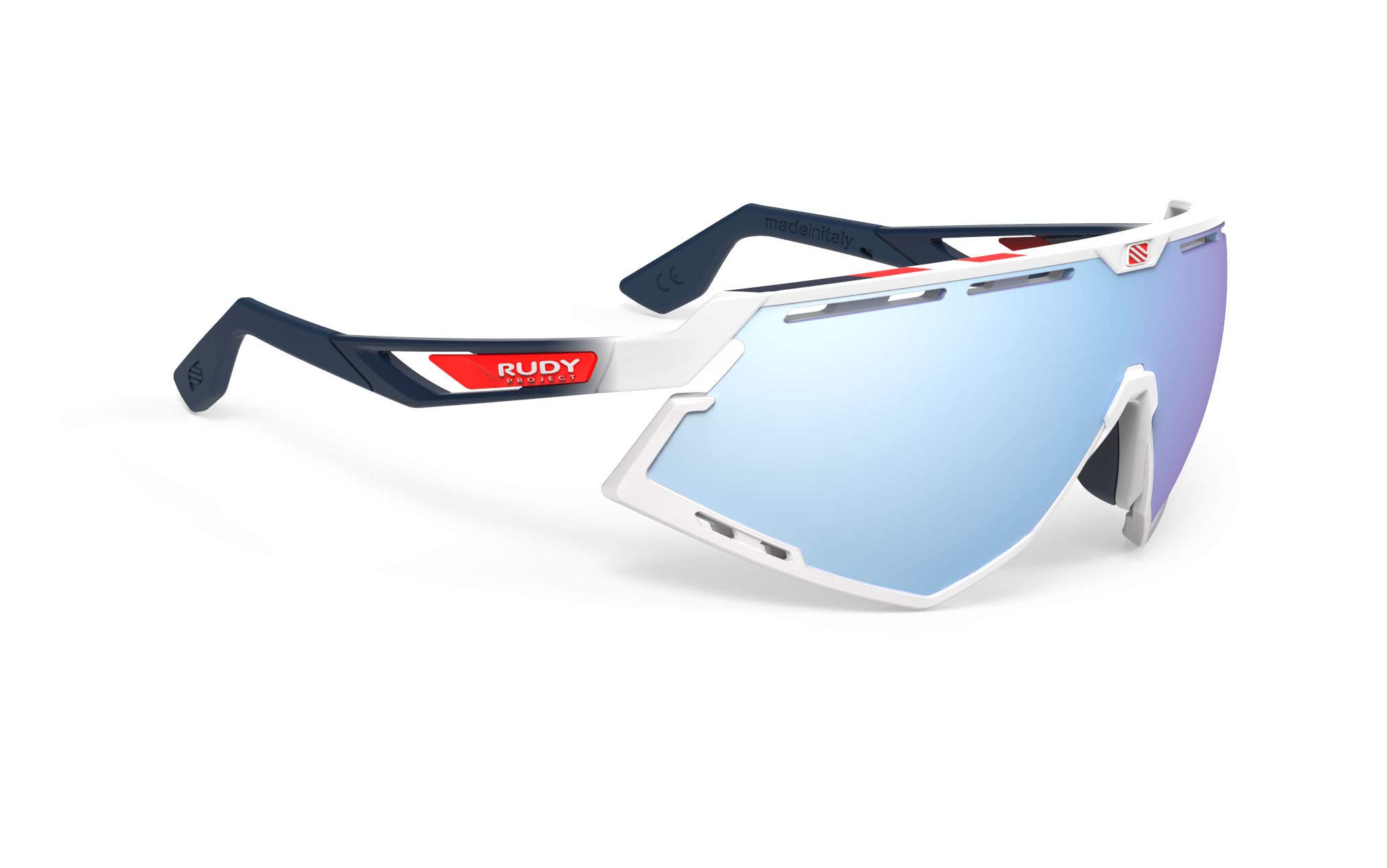 

Sports Sunglasses DEFENDER White Gloss Frame Multi Laser Ice Lens [RUDY PROJECT] SP526869-0020
